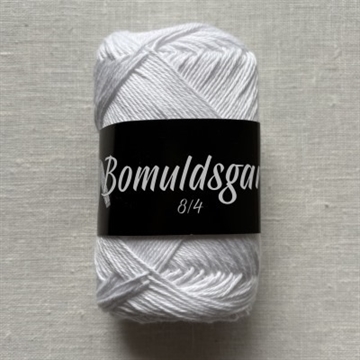  bomuldsgarn 8/4 --01 hvid